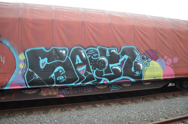 Graffiti Train - Photo by Hall3rOT