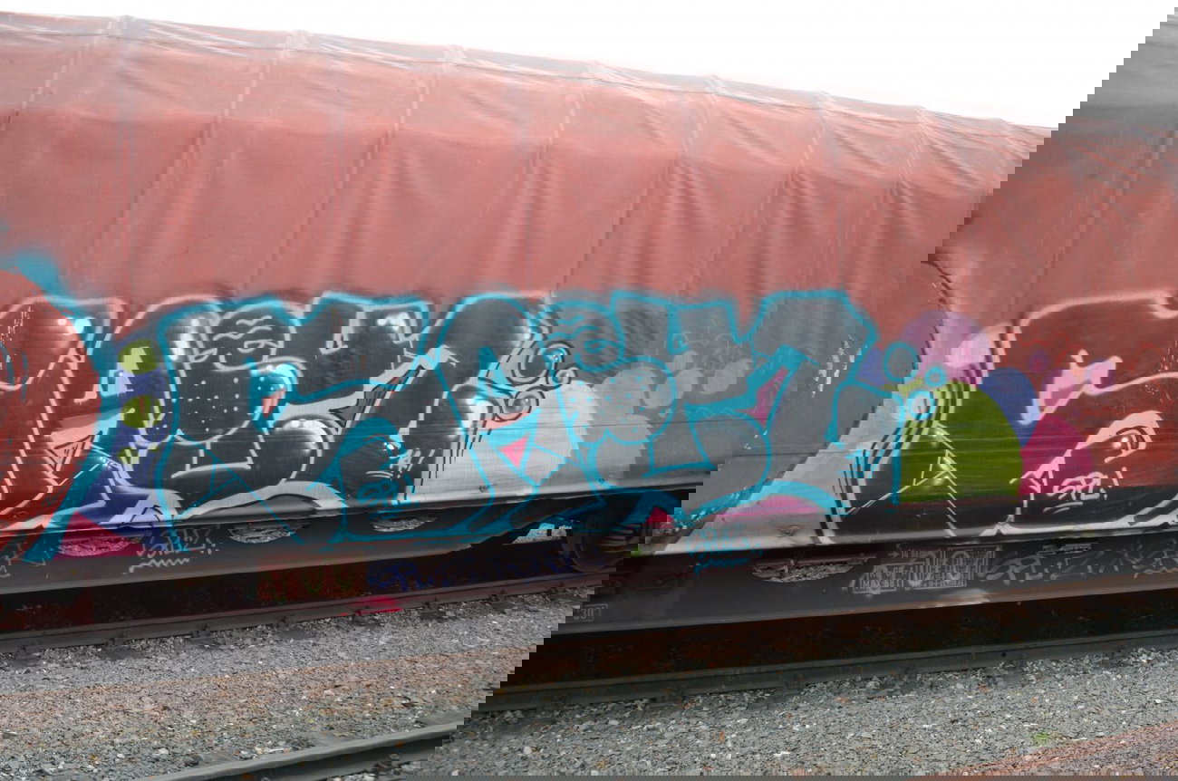 Graffiti Train - Photo by Hall3rOT