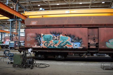 Graffiti Train - Photo by Hall3rOT - MAY, MY, DANY (2012)
