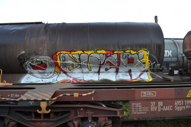 Graffiti Train - Photo by Hall3rOT - EVER, GRS, RAC