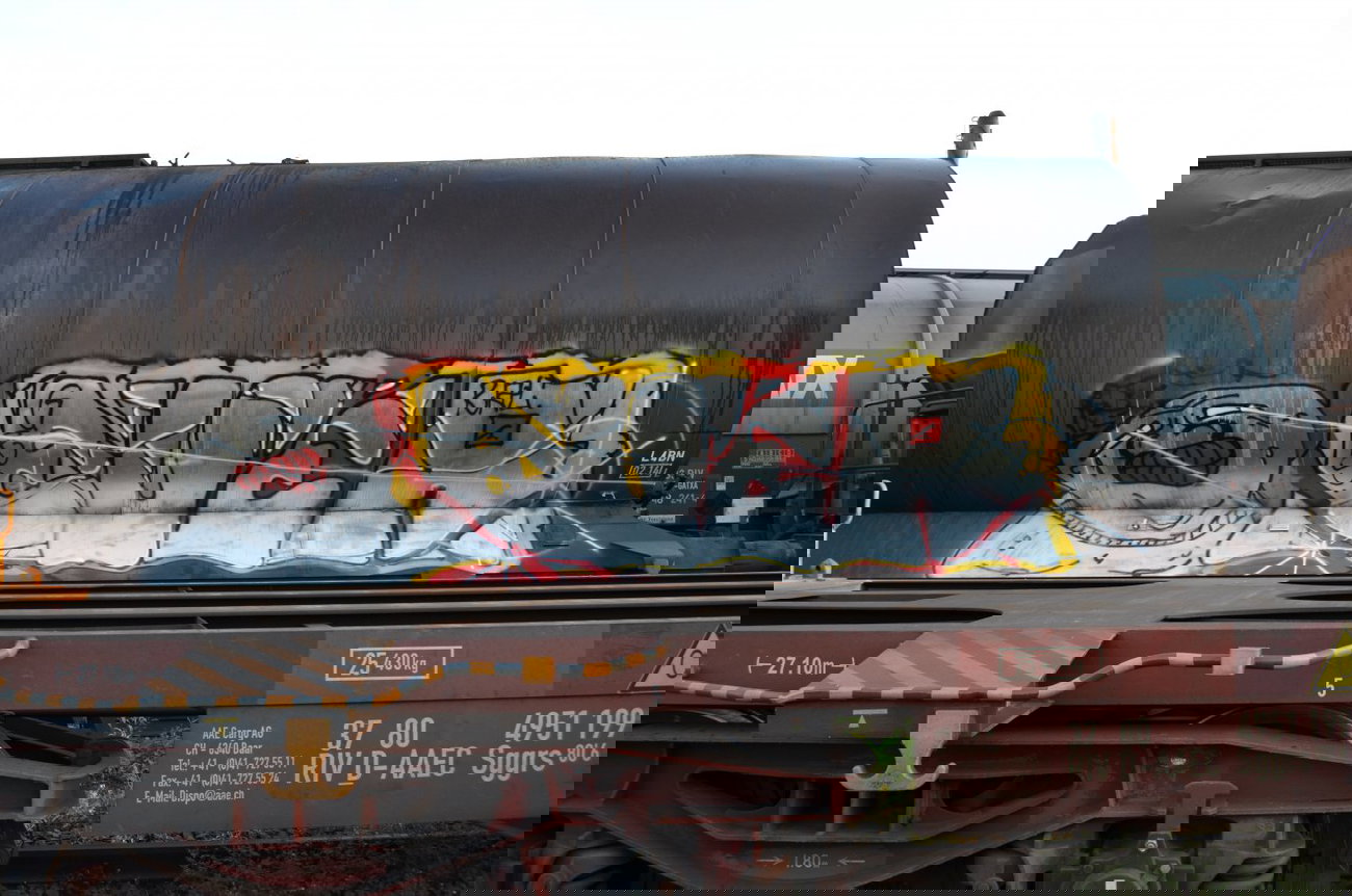 Graffiti Train - Photo by Hall3rOT - EVER, GRS, RAC