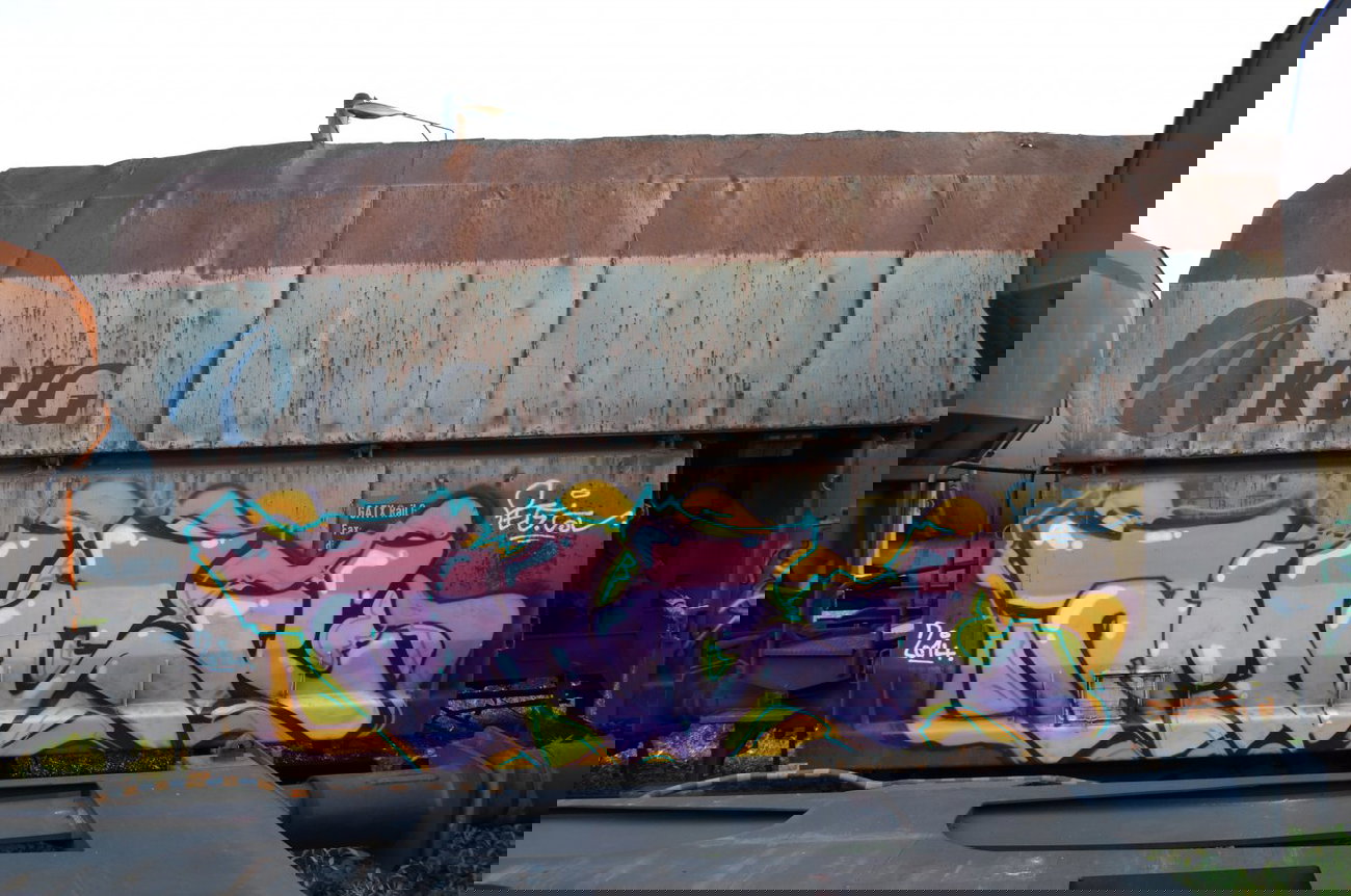 Graffiti Train - Photo by Hall3rOT - AMISK, PEG, SL (2014)