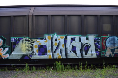 Graffiti Train - Photo by Hall3rOT - DEAY, SM, TCK