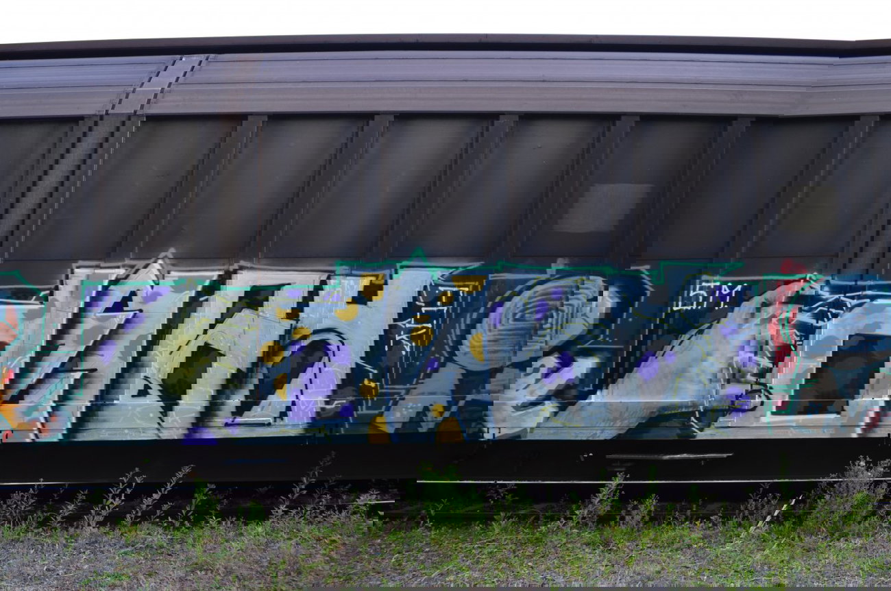 Graffiti Train - Photo by Hall3rOT - DEAY, SM, TCK