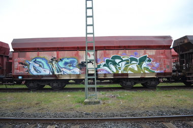 Graffiti Train - Photo by Hall3rOT (2012)