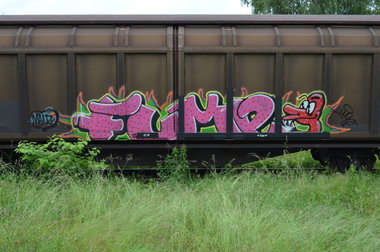 Graffiti Train - Photo by Hall3rOT - FUME