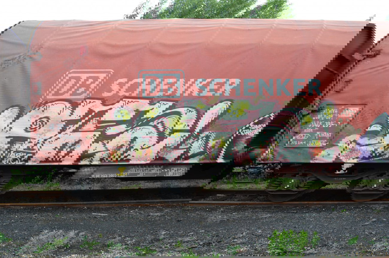 Graffiti Train - Photo by Hall3rOT - ATS, ORSE, ANGELA