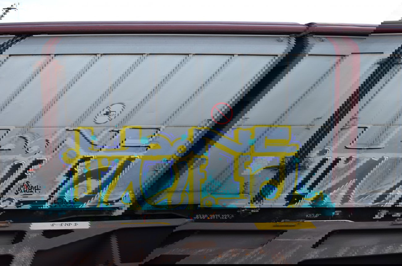 Graffiti Train - Photo by Hall3rOT - HEINS, ÜF.S (2014)