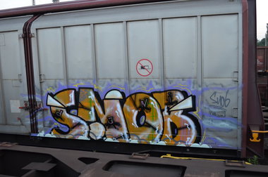 Graffiti Train - Photo by Hall3rOT - SNOB, DANI