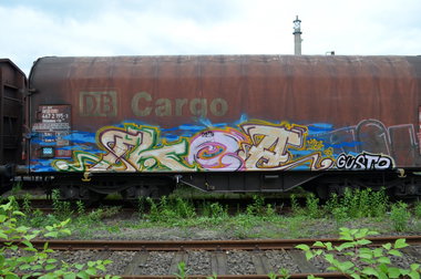 Graffiti Train - Photo by Hall3rOT - IKEA, GUSTO, ÜF