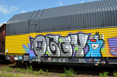 Graffiti Train - Photo by Hall3rOT - OGGY