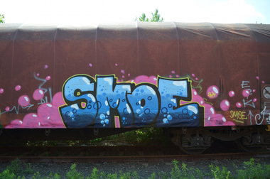 Graffiti Train - Photo by Hall3rOT - SMOE (2014)
