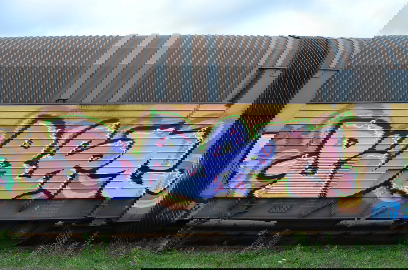 Graffiti Train - Photo by Hall3rOT - PIRAT (2014)