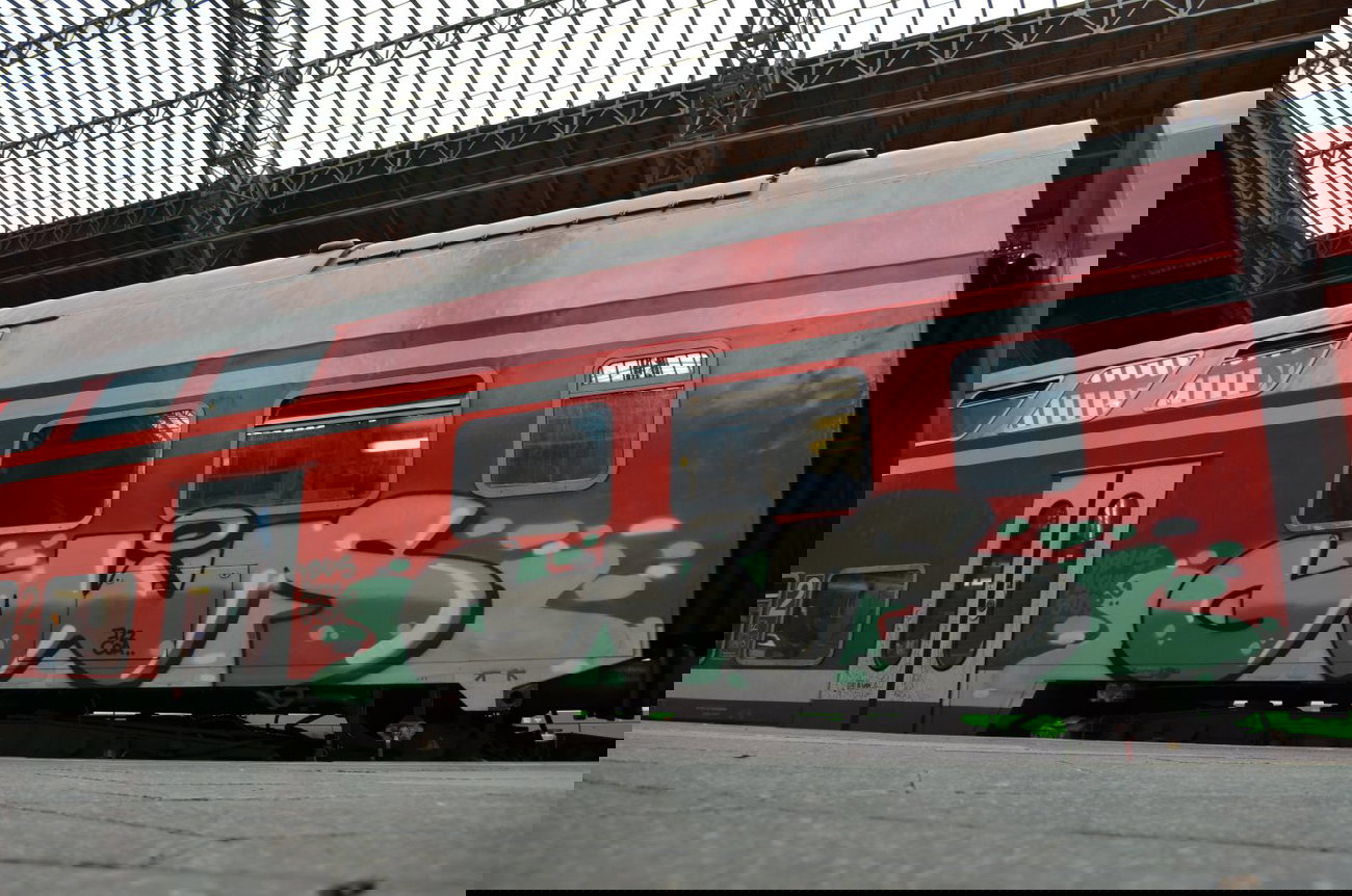 Graffiti Train - Photo by Hall3rOT - GWS, YDUS, AKUL