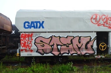 Graffiti Train - Photo by Hall3rOT - STEM, GRS
