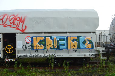 Graffiti Train - Photo by Hall3rOT - KLOAKE, KLOA