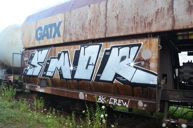 Graffiti Train - Photo by Hall3rOT - SMOR, FABU, BK