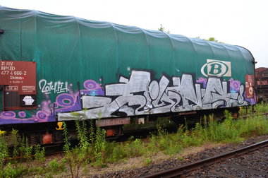 Graffiti Train - Photo by Hall3rOT - AINS, FH (2014)