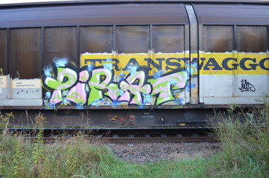 Graffiti Train - Photo by Hall3rOT - PIRAT, ÜFS