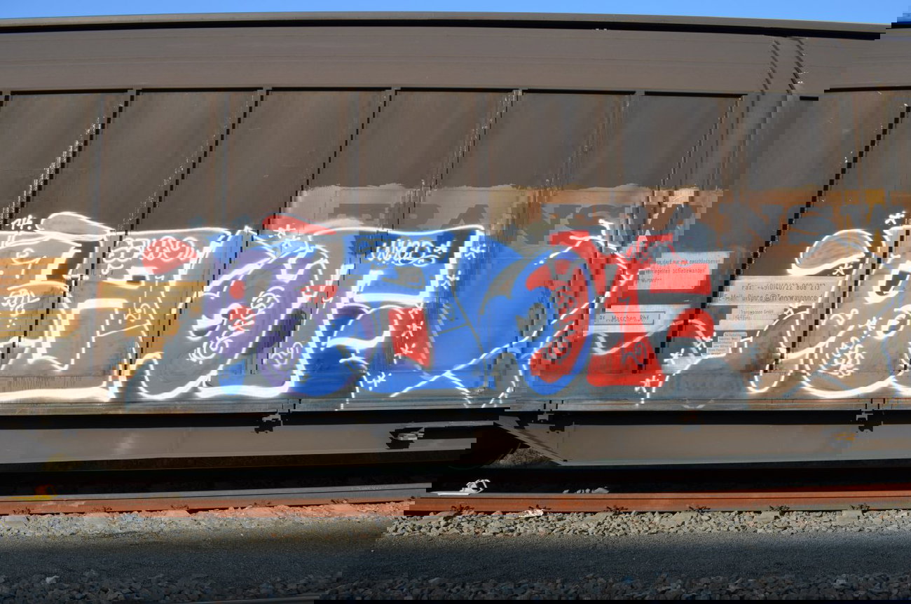 Graffiti Train - Photo by Hall3rOT - SALT, NYCD, SOX (2014)