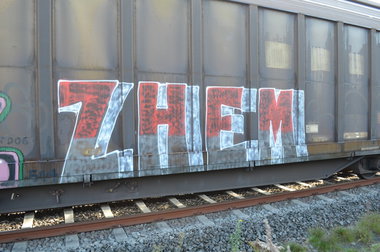 Graffiti Train - Photo by Hall3rOT - ZHEM