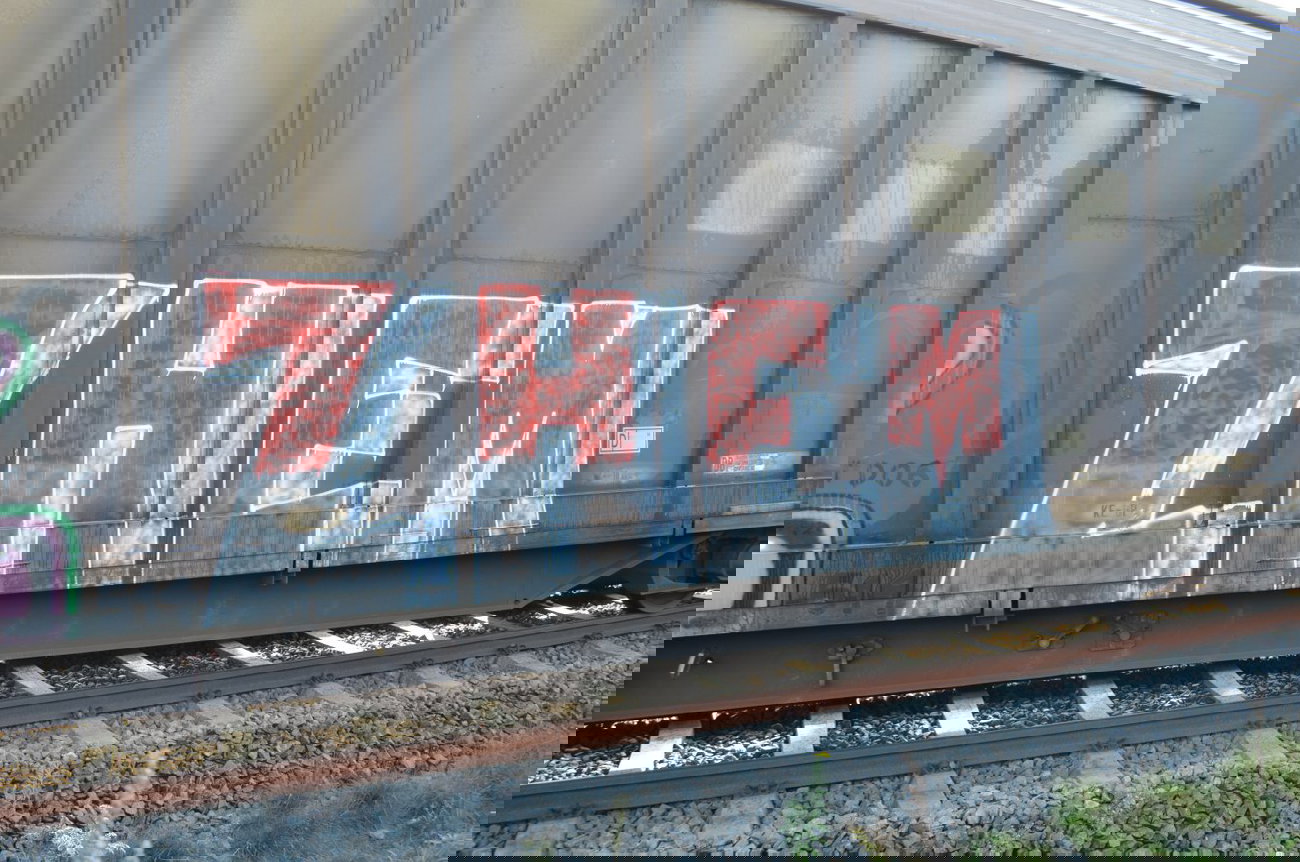 Graffiti Train - Photo by Hall3rOT - ZHEM