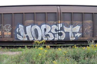 Graffiti Train - Photo by Hall3rOT - HORST
