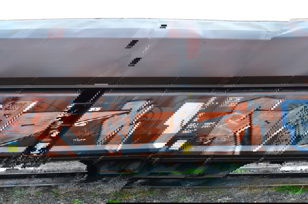 Graffiti Train - Photo by Hall3rOT - POZOR, N.C.C. (2011)