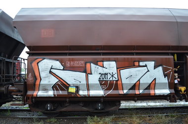 Graffiti Train - Photo by Hall3rOT - POZOR (2011)