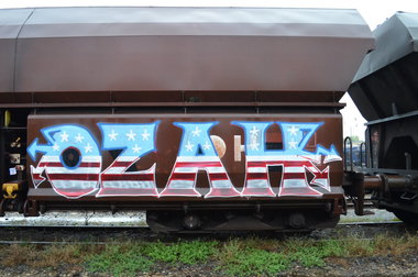 Graffiti Train - Photo by Hall3rOT - OZAH
