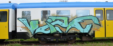 Graffiti Train - Photo by Hall3rOT - VIZE