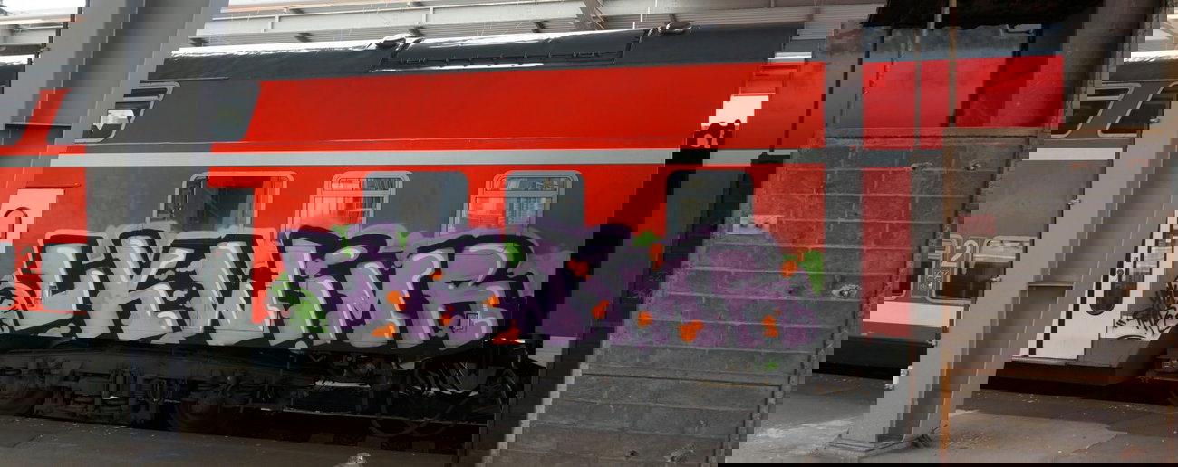 Graffiti Train - Photo by Hall3rOT - UKW, IMR