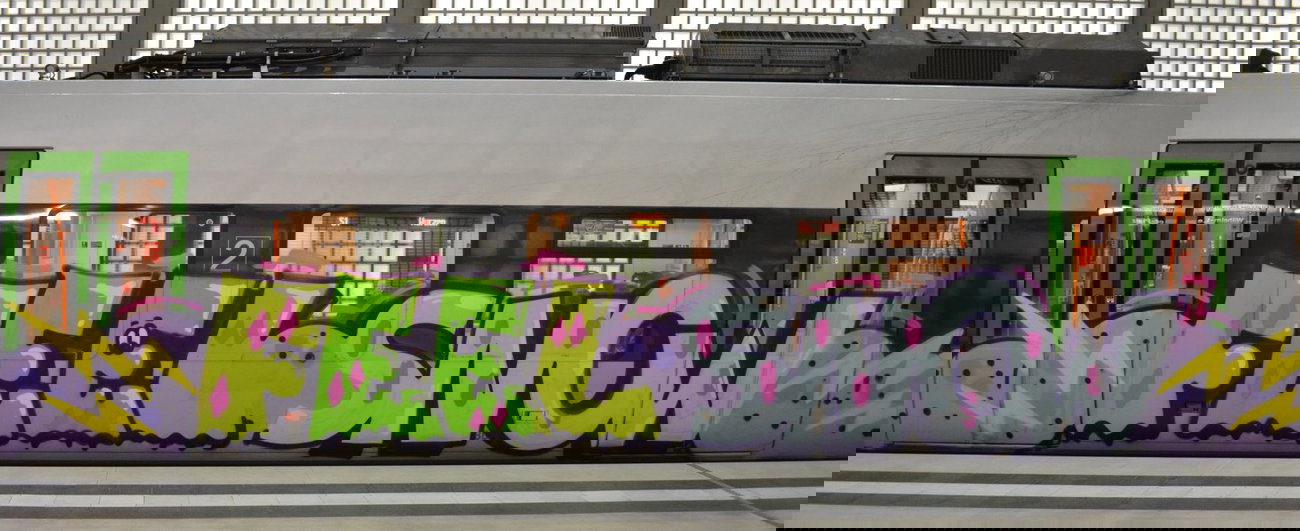 Graffiti Train - Photo by Hall3rOT - FEEL, SNOW