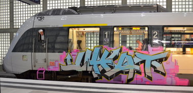 Graffiti Train - Photo by Hall3rOT - JIHAT
