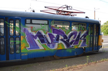 Graffiti Train - Photo by Hall3rOT - MURCK