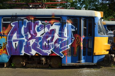 Graffiti Train - Photo by Hall3rOT - GREY, 139