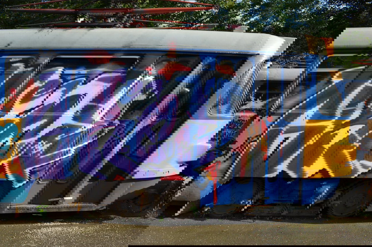 Graffiti Train - Photo by Hall3rOT - GREY, 139