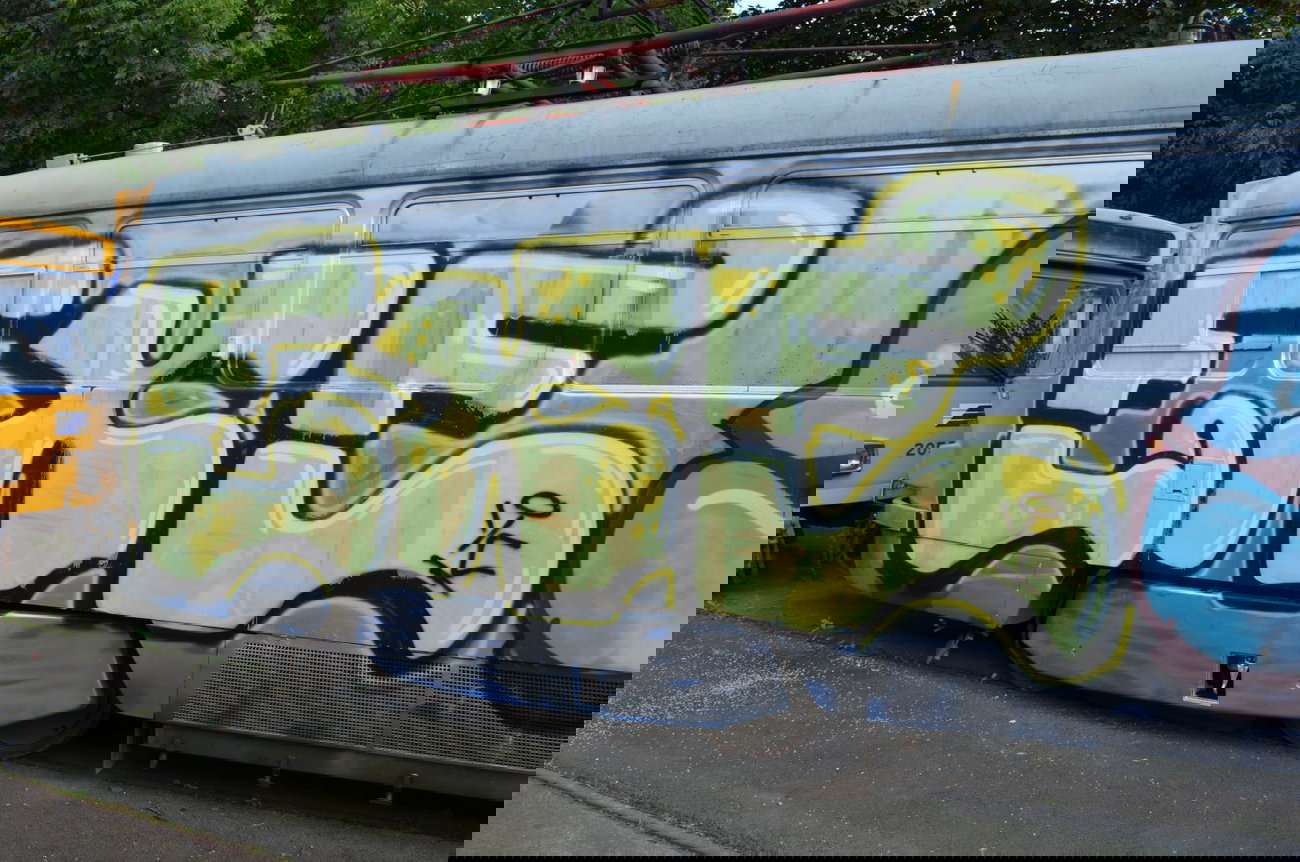 Graffiti Train - Photo by Hall3rOT - EXE, YC, TRASH
