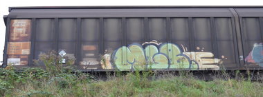 Graffiti Train - Photo by Hall3rOT - MGB (2011)