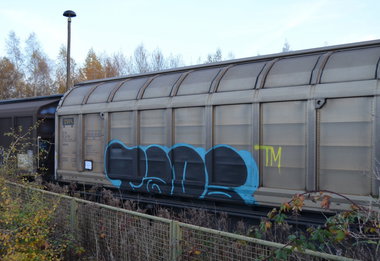 Graffiti Train - Photo by Hall3rOT - TAPS, TM