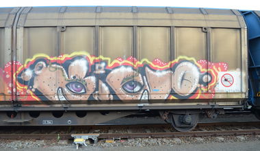 Graffiti Train - Photo by Hall3rOT - BIWO