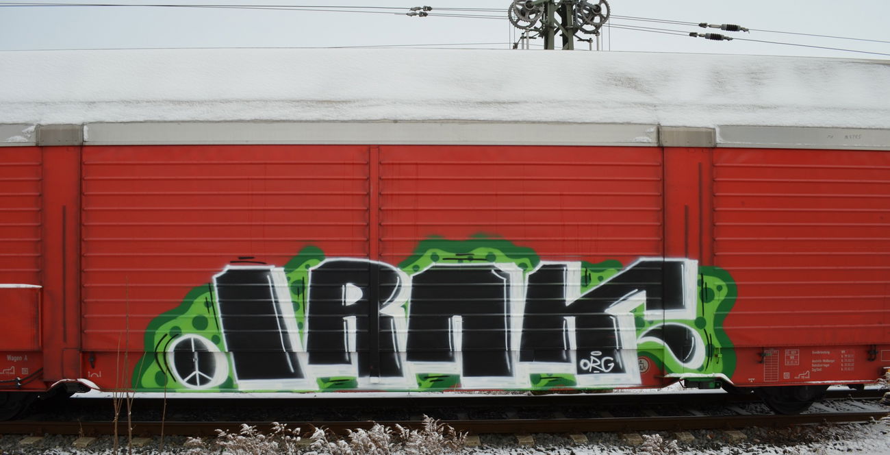 Graffiti Train - Photo by Hall3rOT - IRAK