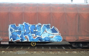 Graffiti Train - Photo by Hall3rOT - FREE