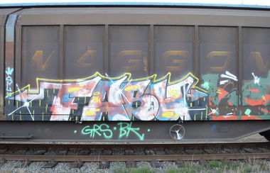 Graffiti Train - Photo by Hall3rOT - FABU