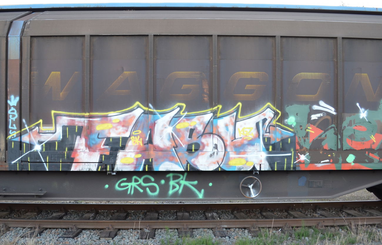 Graffiti Train - Photo by Hall3rOT - FABU