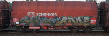 Graffiti Train - Photo by Hall3rOT - ANUS
