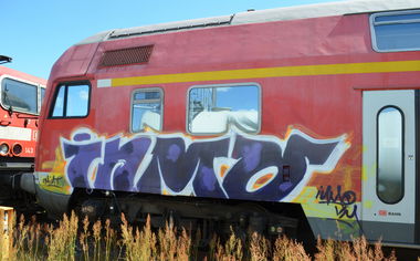 Graffiti Train - Photo by Hall3rOT - INMO