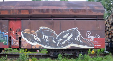 Graffiti Train - Photo by Hall3rOT - ÜBEL