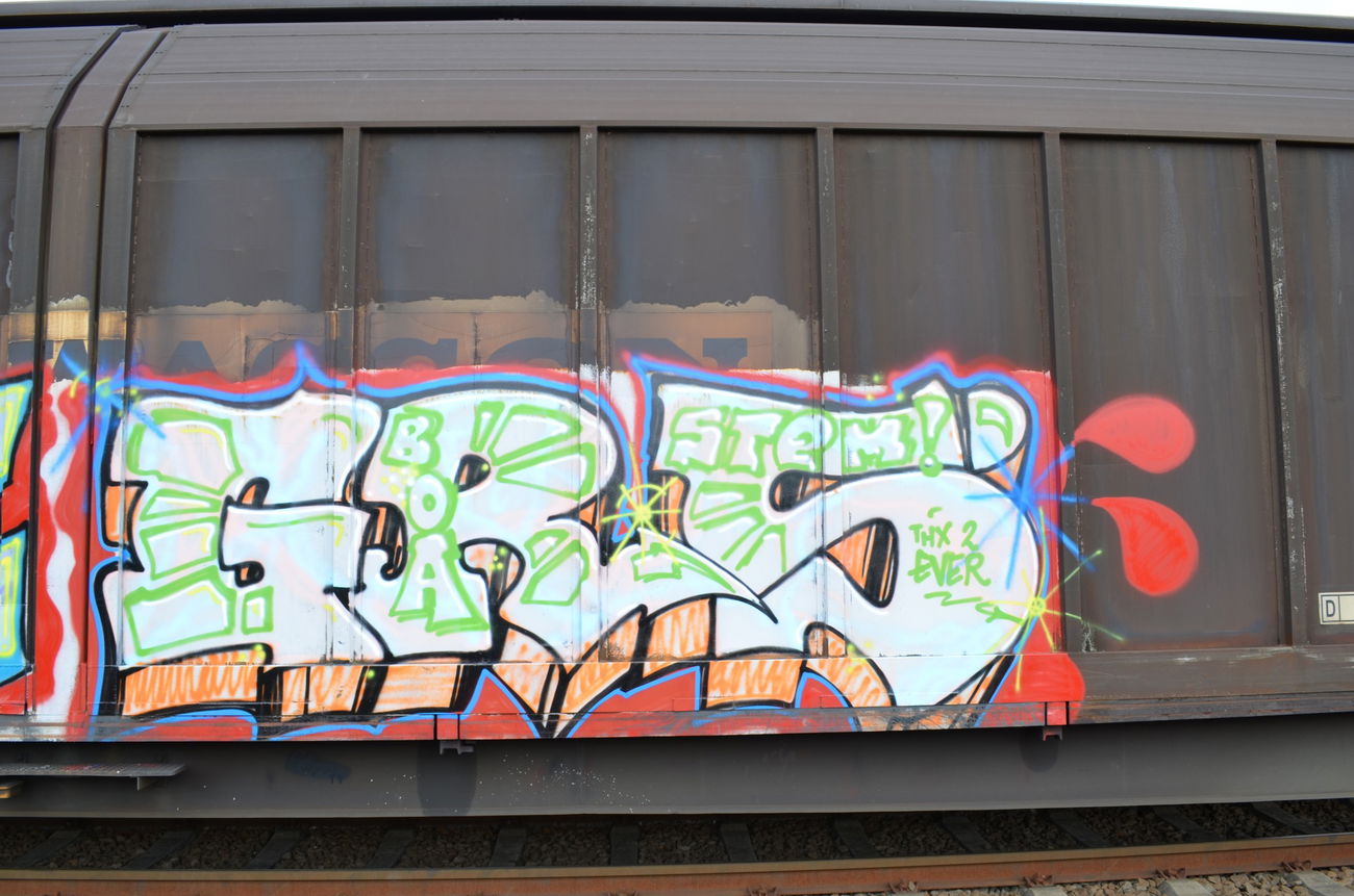 Graffiti Train - Photo by Hall3rOT - GRS, BOA, STEM