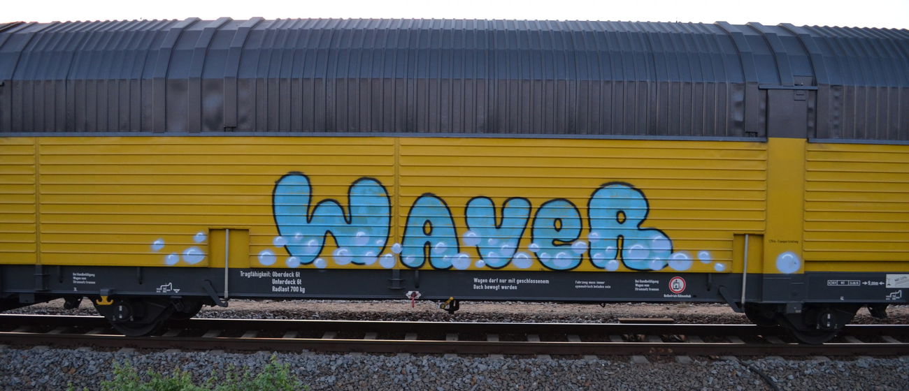 Graffiti Train - Photo by Hall3rOT - WAVER